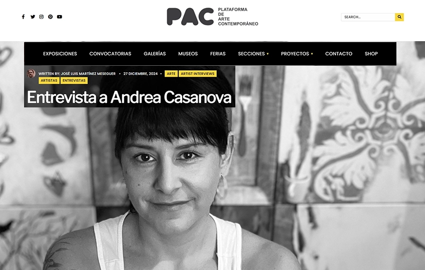 PAC plataforma de arte contemporáneo España Andrea Casanova