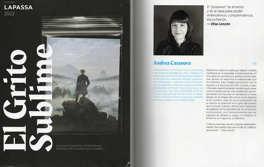 El Grito sublime Andrea Casanova